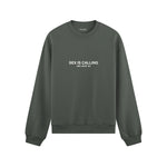 Sex is Calling Oversize Sweatshirt - Antrasit - ön görünüm