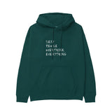 Sexy People Overthink Hoodie - Koyu Yeşil - ön görünüm