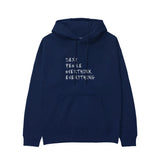 Sexy People Overthink Hoodie - Lacivert - ön görünüm