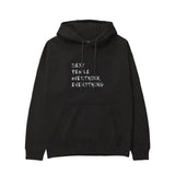 Sexy People Overthink Hoodie - Siyah - ön görünüm