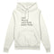 Sexy People Overthink Oversize Hoodie - Beyaz - ön görünüm