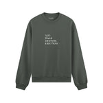 Sexy People Overthink Oversize Sweatshirt - Antrasit - ön görünüm