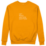 Sexy People Overthink Sweatshirt - Turuncu - ön görünüm