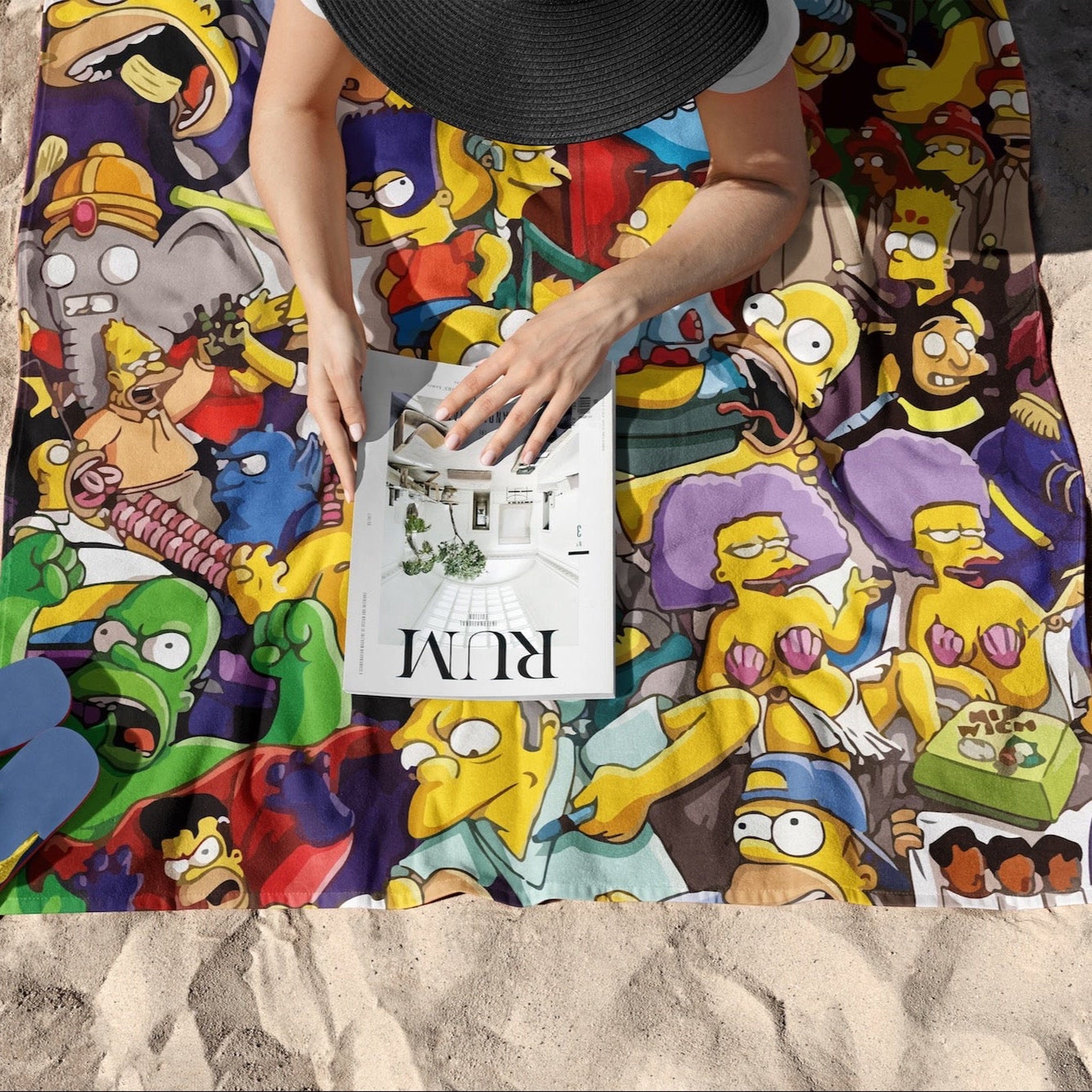 Simpsons Plaj Havlusu