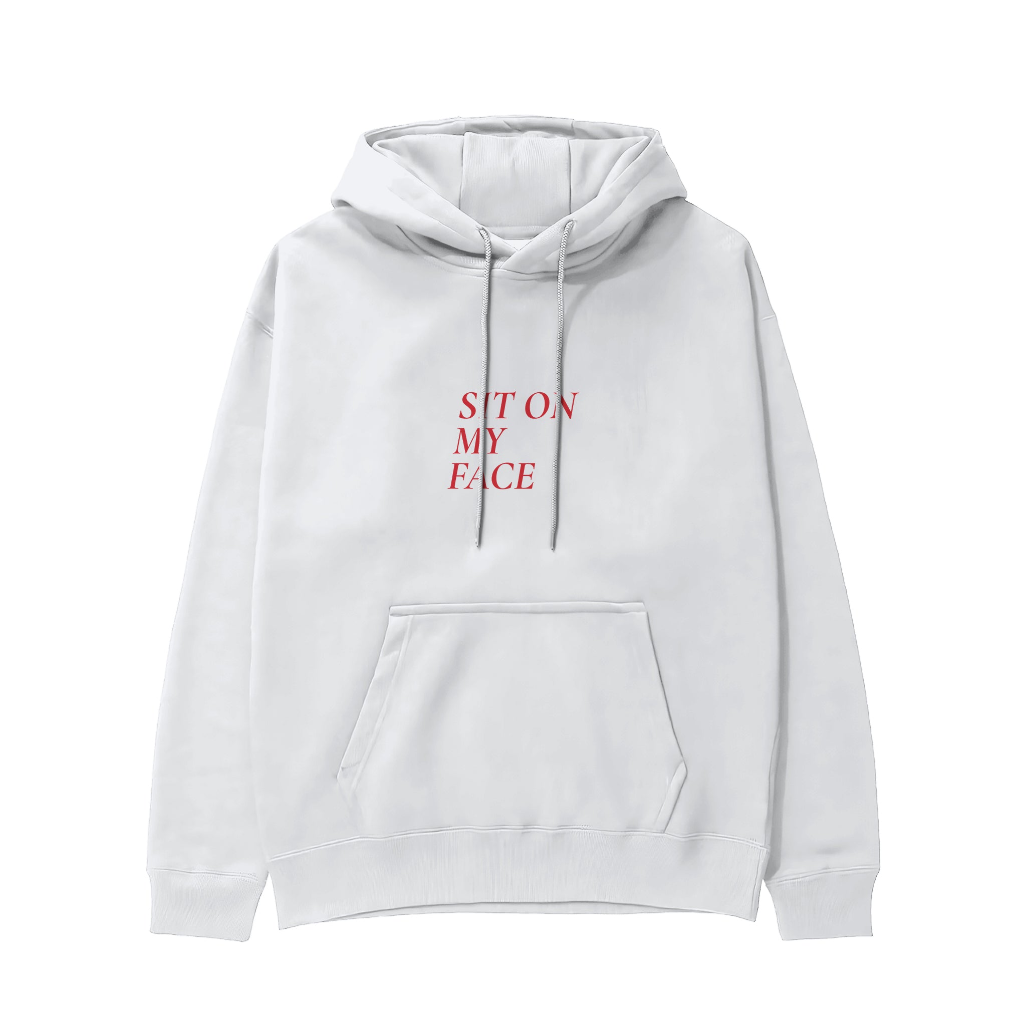 Sit On My Face Hoodie - Beyaz - ön görünüm