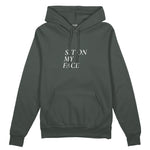 Sit On My Face Oversize Hoodie - Antrasit - ön görünüm
