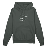 Sit On My Face Oversize Hoodie - Antrasit - ön görünüm