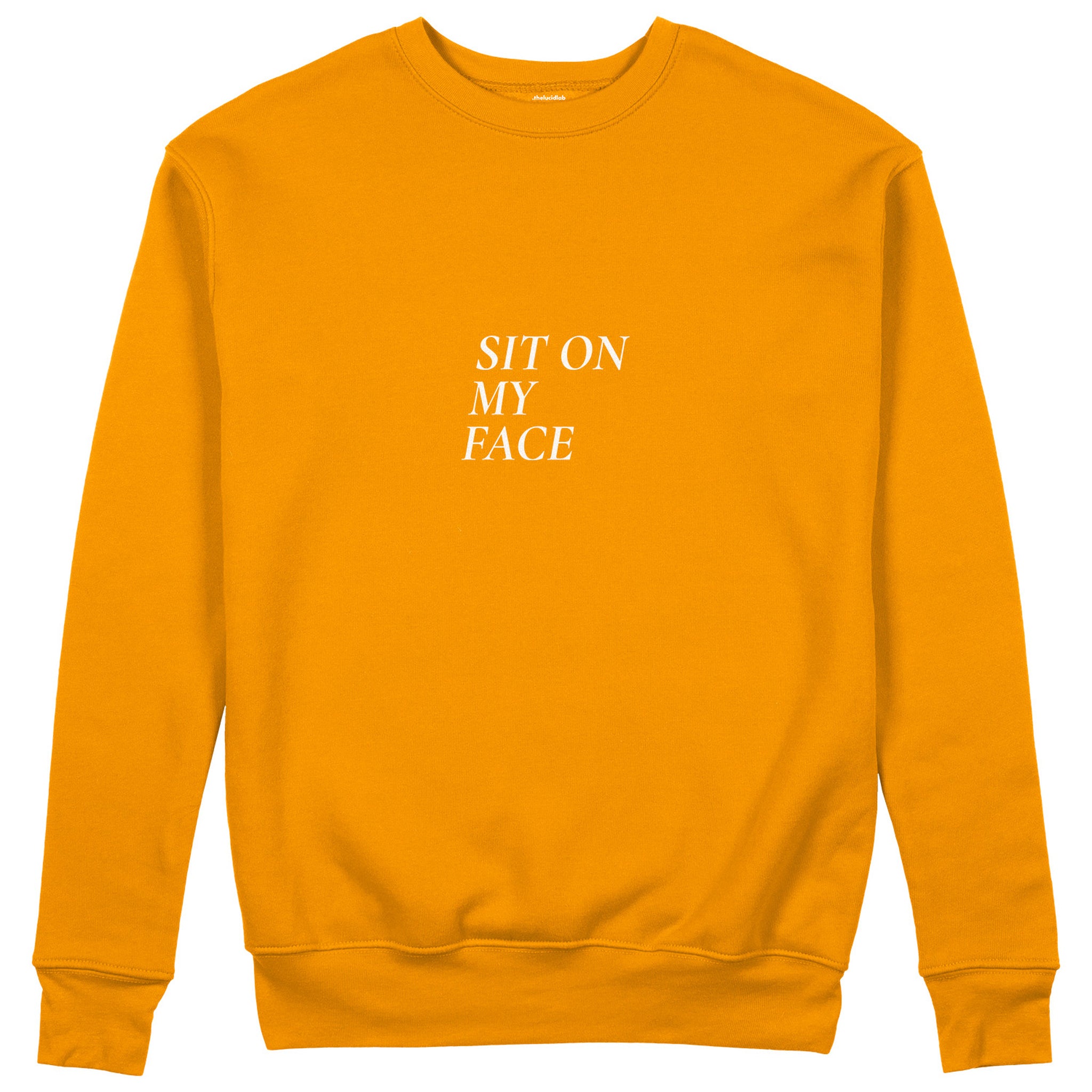 Sit On My Face Sweatshirt - Turuncu - ön görünüm