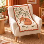 Sleepy Fox Polar Bebek Battaniyesi — Çapraz görünüm