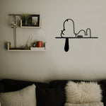 Sleepy Snoopy - Metal Duvar Dekoru