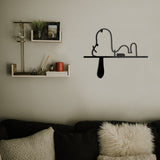 Sleepy Snoopy - Metal Duvar Dekoru