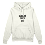 Slippery When Wet Oversize Hoodie - Beyaz - ön görünüm