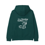Slow Sunday Coffee Club Hoodie - Antrasit - arka görünüm