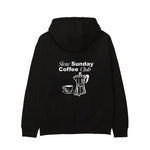 Slow Sunday Coffee Club Hoodie - Siyah - arka görünüm