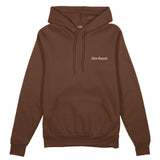 Slow Sunday Coffee Club Oversize Hoodie - Kahverengi - ön görünüm