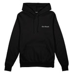 Slow Sunday Coffee Club Oversize Hoodie - Siyah - ön görünüm