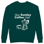 Slow Sunday Coffee Club Sweatshirt - Antrasit - arka görünüm
