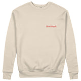 Slow Sunday Coffee Club Sweatshirt - Bej - ön görünüm