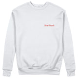 Slow Sunday Coffee Club Sweatshirt - Beyaz - ön görünüm