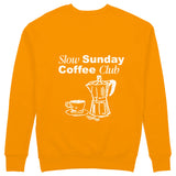 Slow Sunday Coffee Club Sweatshirt - Turuncu - arka görünüm