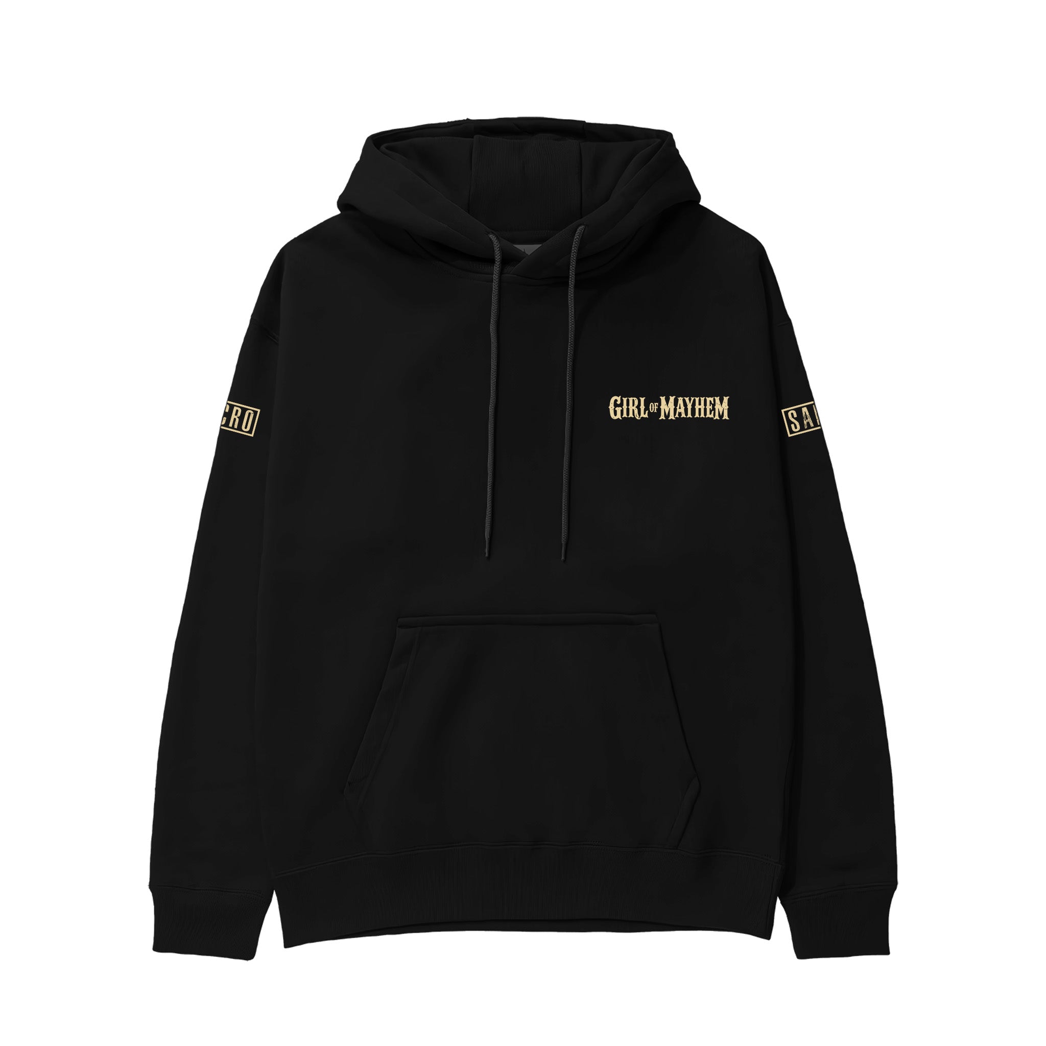 Sons Of Anarchy: Girl of Mayhem Hoodie - Siyah - Ön görünüm
