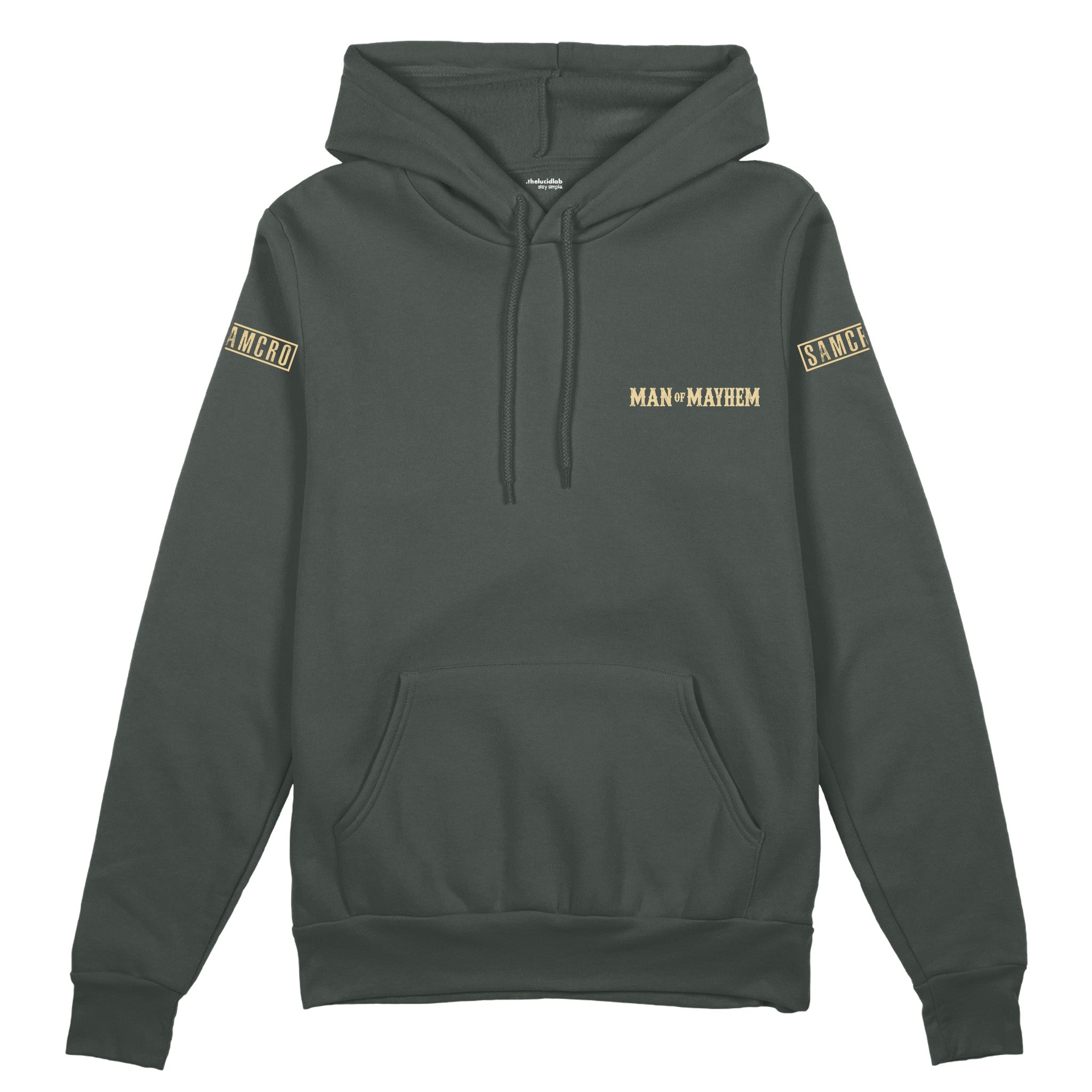 Sons Of Anarchy: Man of Mayhem Oversize Hoodie - Antrasit - Ön görünüm