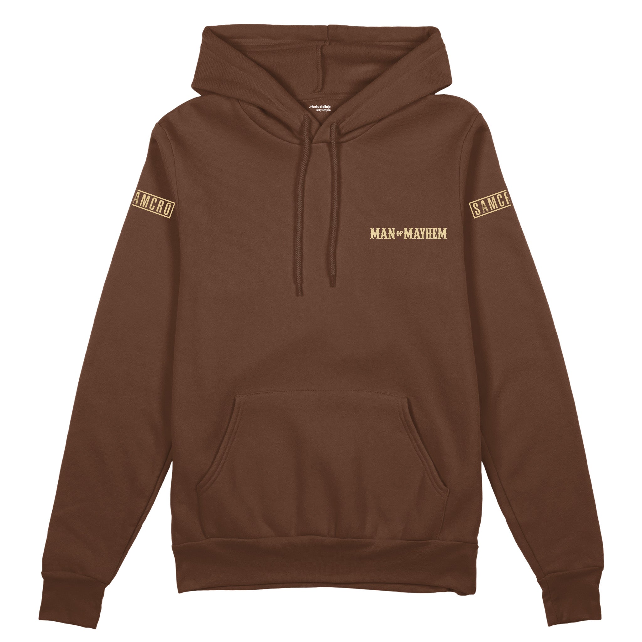 Sons Of Anarchy: Man of Mayhem Oversize Hoodie - Kahverengi - Ön görünüm