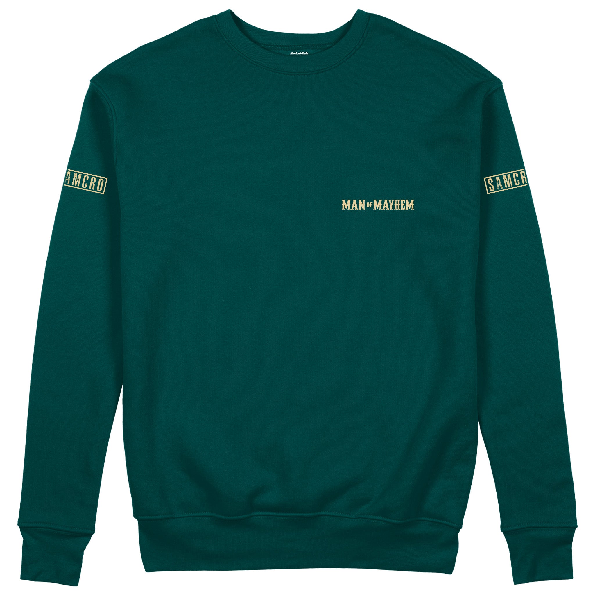 Sons Of Anarchy: Man of Mayhem Sweatshirt - Koyu Yeşil - Ön görünüm