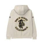 Sons Of Anarchy: Mayhem Hoodie - Krem - Arka görünüm