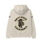 Sons Of Anarchy: Mayhem Hoodie - Krem - Arka görünüm