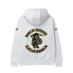 Sons Of Anarchy: Mayhem Hoodie - Beyaz - Arka görünüm