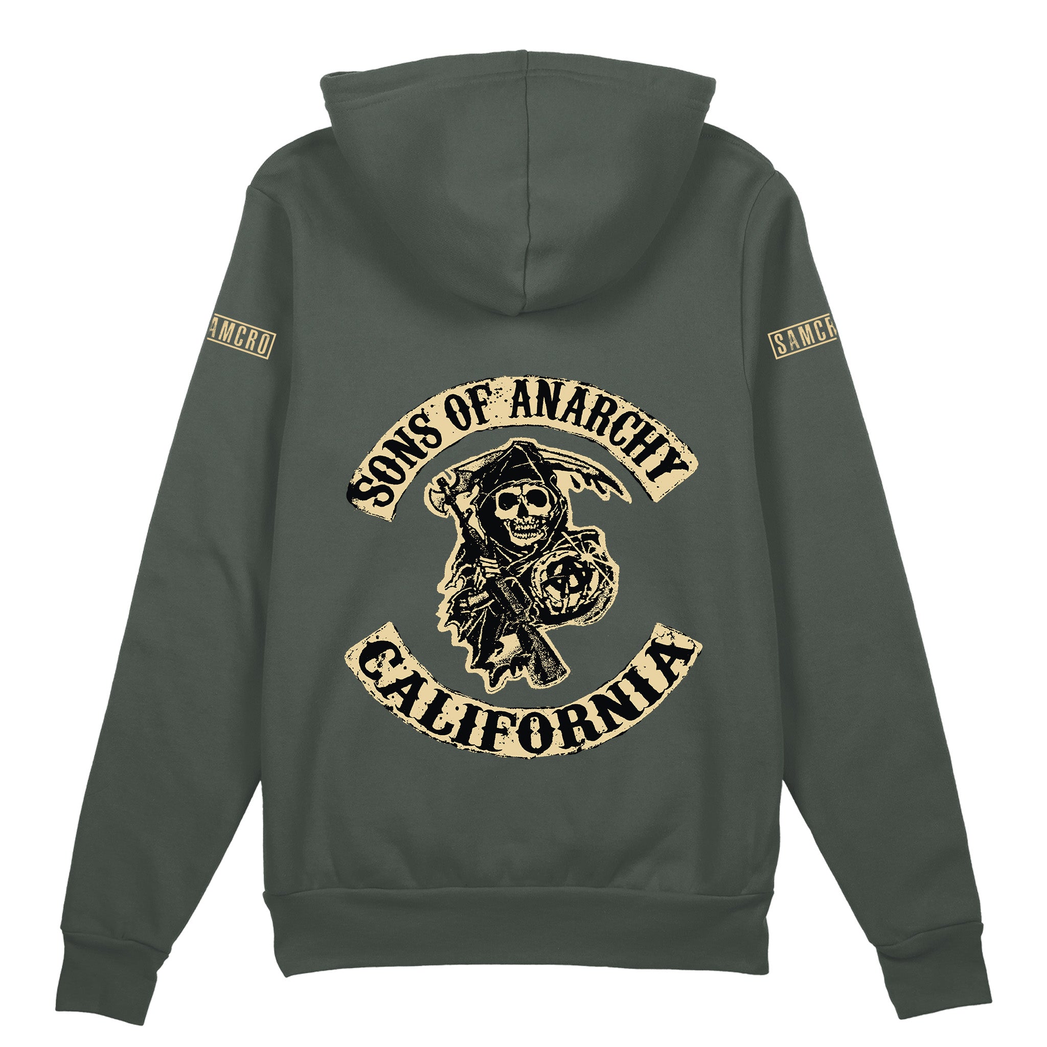 Sons Of Anarchy: Mayhem Oversize Hoodie - Antrasit - Arka görünüm