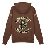 Sons Of Anarchy: Mayhem Oversize Hoodie - Kahverengi - Arka görünüm