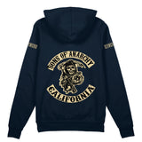 Sons Of Anarchy: Mayhem Oversize Hoodie - Lacivert - Arka görünüm