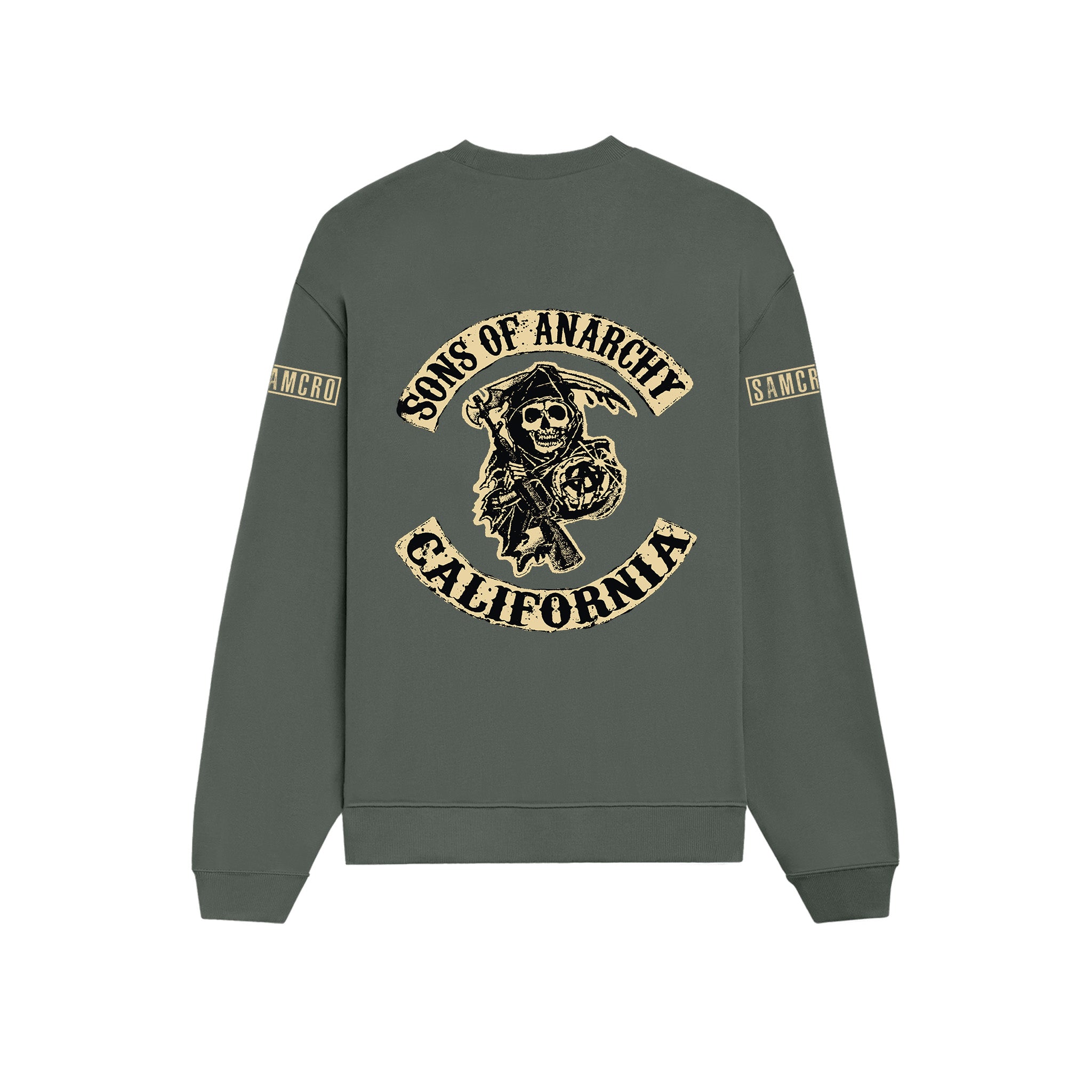 Sons Of Anarchy: Mayhem Oversize Sweatshirt - Antrasit - Arka görünüm