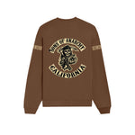 Sons Of Anarchy: Mayhem Oversize Sweatshirt - Kahverengi - Arka görünüm
