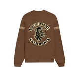Sons Of Anarchy: Mayhem Oversize Sweatshirt - Kahverengi - Arka görünüm