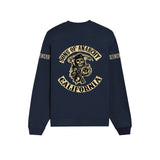Sons Of Anarchy: Mayhem Oversize Sweatshirt - Lacivert - Arka görünüm