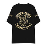 Sons Of Anarchy: Mayhem Oversize Tişört - Siyah - Arka görünüm