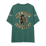 Sons Of Anarchy: Mayhem Oversize Tişört - Yeşil - Arka görünüm