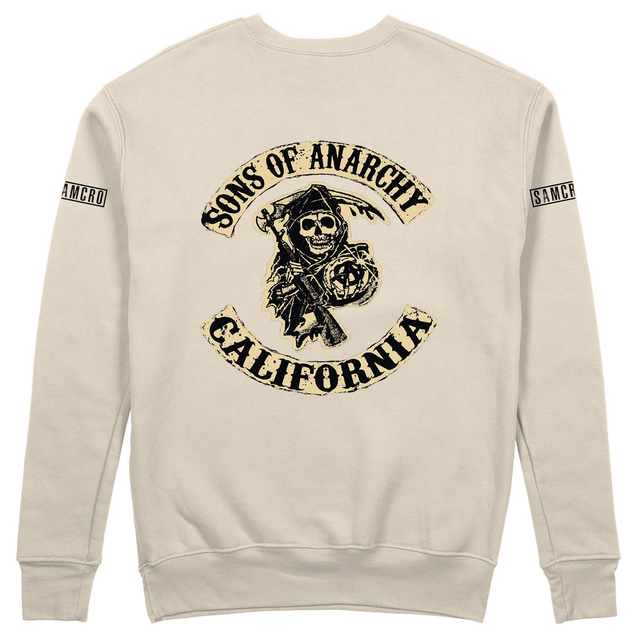 Sons Of Anarchy: Mayhem Sweatshirt - Bej - Arka görünüm