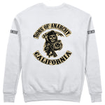 Sons Of Anarchy: Mayhem Sweatshirt - Beyaz - Arka görünüm