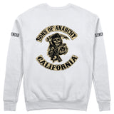 Sons Of Anarchy: Mayhem Sweatshirt - Beyaz - Arka görünüm