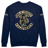 Sons Of Anarchy: Mayhem Sweatshirt - Lacivert - Arka görünüm