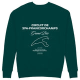 Spa-Francorchamps Grand Prix Sweatshirt - Koyu Yeşil - arka görünüm