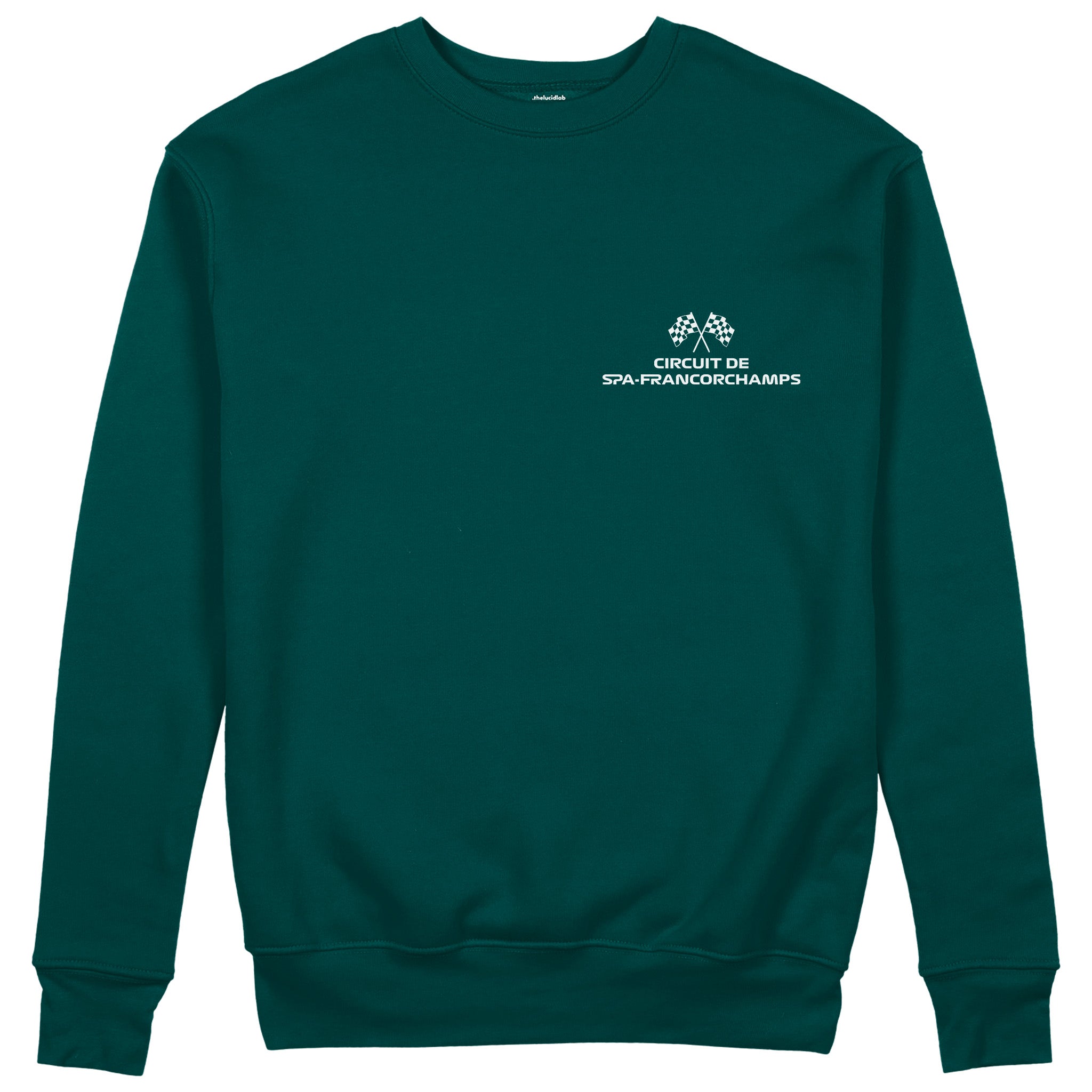 Spa-Francorchamps Grand Prix Sweatshirt - Koyu Yeşil - ön görünüm