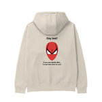 Gay Test - Spider-Man Hoodie — Krem — Arka baskı