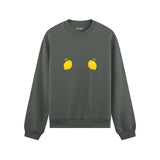 Squeeze Me Oversize Sweatshirt — Antrasit — Ön baskı