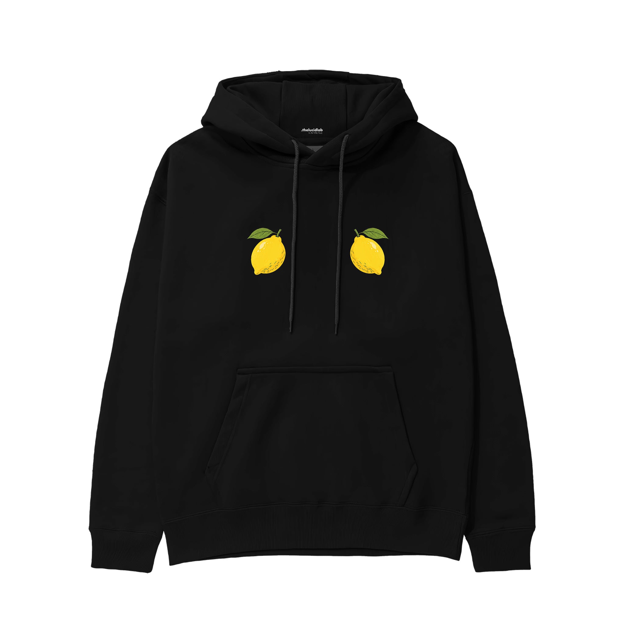 Squeeze Me Hoodie — Siyah — Ön baskı