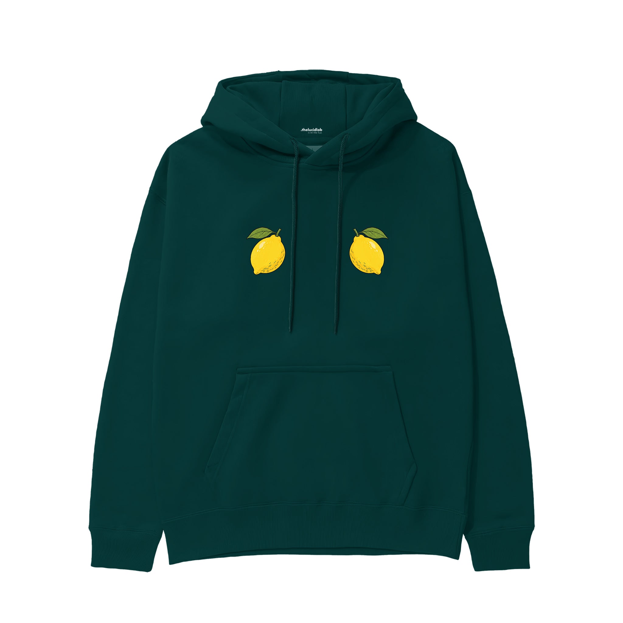 Squeeze Me Hoodie — Koyu Yeşil — Ön baskı